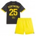 Billige Borussia Dortmund Niklas Sule #25 Børnetøj Udebanetrøje til baby 2023-24 Kortærmet (+ korte bukser)